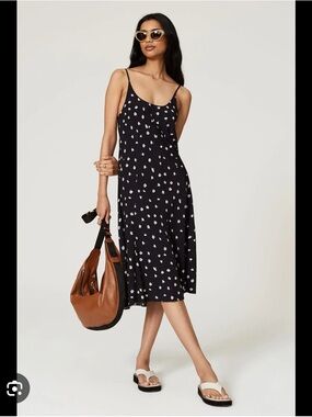 Rag & Bone Eva Floral Slip Dress Black